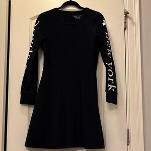 Kate Spade Black Long Sleeve Dress